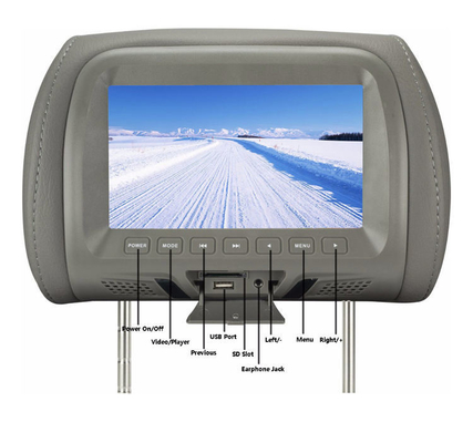 Soems 12V Anzeige des Kopflehnen-LCD-Bildschirm-800x480 RGB für Auto-Rücksitz