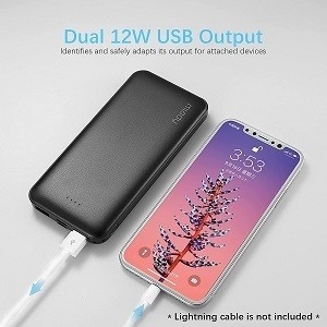 14mm USB drahtloses tragbares Energie-Bank-Ladegerät für Iphone 218g