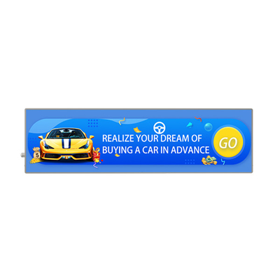 Auto-Heckscheibe LED-Anzeigen-Werbungs-Schirm 936*250mm ODM P2.7 transparenter SMD